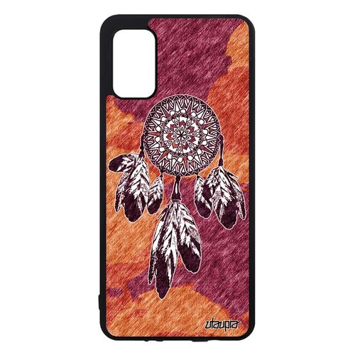 Coque En Silicone Pour Samsung Galaxy A41 Attrape Reve Personnalisé Housse Etoile Accessoire Capteur De Marron Motif Ethnic Tatouage