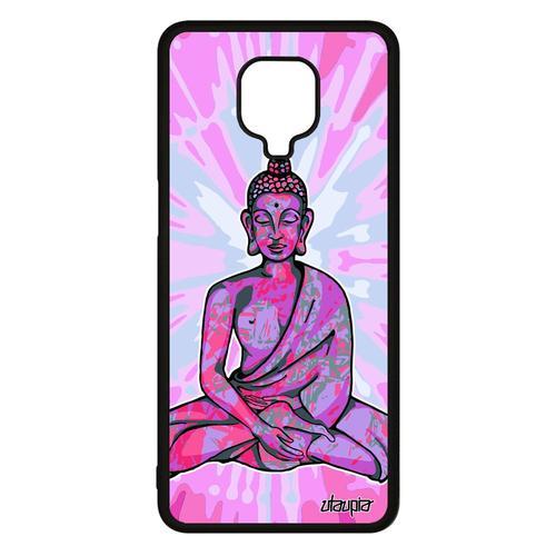 Coque Rigide Redmi Note 9s Silicone Bouddha Image Soleil Tpu Bouddhisme Tibet Hindou Cadeau D'anniversaire Telephone Assis De Xiaomi