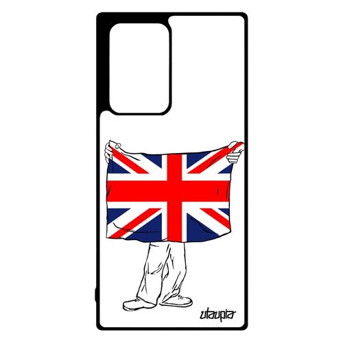 Coque Samsung Galaxy Note 20 Ultra Silicone Drapeau Union Jack Angleterre Anglais Jo Motif Jeux Olympiques Sm-N986b/Ds Britannique
