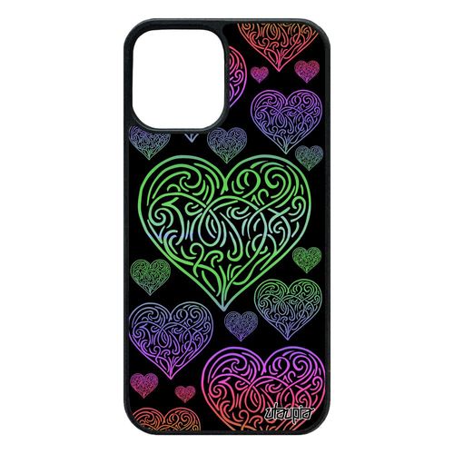 Coque Pour 12 Pro/Iphone 12 Silicone CUr Aluminium Cadeau Saint Valentin Antichoc 64 Go Amour Smartphone Love Made In France