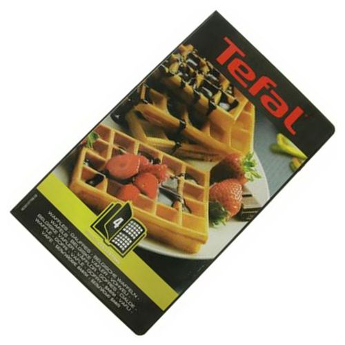 Lot de 2 plaques gaufres - Gaufrier, croque-monsieur (XA800412 TEFAL)