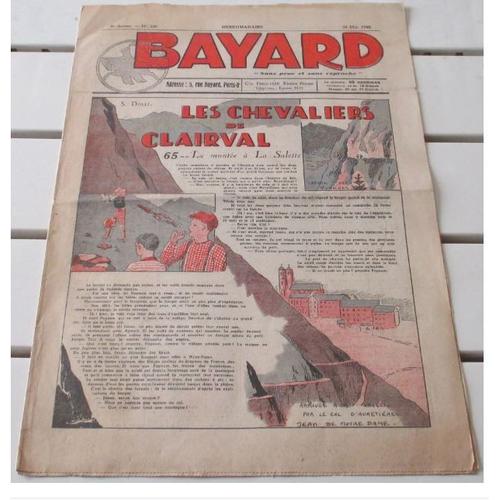 Bayard N°230 Du 26/051940-Hebdomadaire "Sans Peur Et Sans Reproche"-26x37.5cm-8 Pages-Bonne Presse