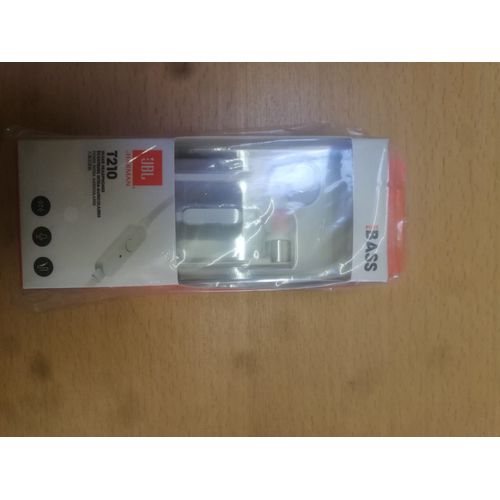 Ecouteur filaires JBL T210 - Son PURE BASS - Jack 3,5mm - blanc