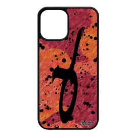 Coque Iphone 12 Mini Silicone Signe Du Zodiaque Taureau Portable De Protection Peinture Mobile Tache D'encre Horoscope Rouge
