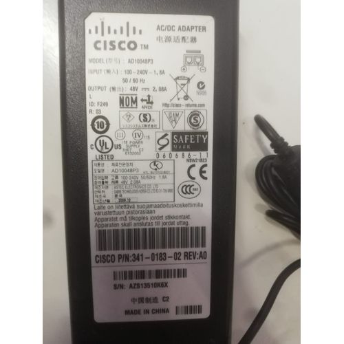 Chargeur CISCO adaptateur AD10048P3