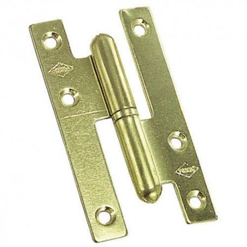 Paumelle Wolfpack 403/9,5 laiton bord carré droite