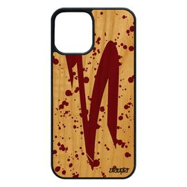 Coque Bois Iphone 12 / 12 Pro Silicone Signe Du Zodiaque Belier Homme Astrologique Rouge Horoscope Unique Antichoc Mobile De