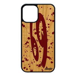 Coque Iphone 12 Mini Bois Silicone Signe Du Zodiaque Cancer Portable Horoscope Univers Mobile Astrologie Peinture Housse Rouge