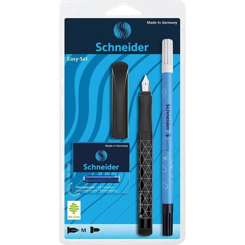 Schneider Set Stylo À Plume Easy + Effaceur + 6 Cartouches Coloris Aléatoire