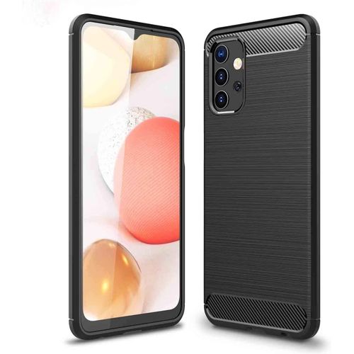 Coque Brossée Noire Samsung Galaxy A32 5g Carbon Fiber Antichoc - Accessoires Pochette Case