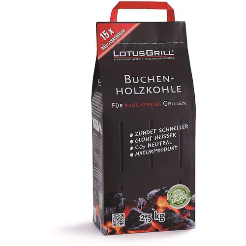 Lotusgrill - Charbon De Bois De Hêtre 2,5 Kg