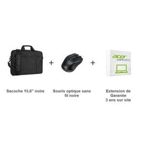 acer acer pack gold 15.6p sacoche + souris+3a