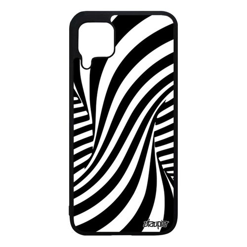 Coque Illusion D'optique Pour Huawei P40 Lite En Silicone Magie Noir Et Blanc 3d Smartphone De Protection Telephone Caoutchouc Effet