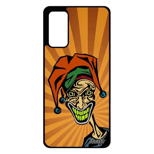Coque Samsung Galaxy S20 Fe Silicone Joker Portable Bande Dessinée Motif Tpu Horreur Humour Visage Super Heros Telephone Orange Etui