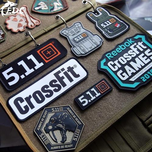 Acheter Crossfit 5.11 patchs tactiques militaires en Pvc broderie emblème  Applique bricolage