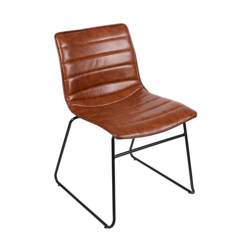 Chaise Industrielle Brooklyn - Marron