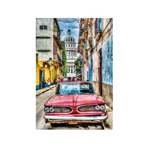 Puzzle Adulte Cuba Voiture Ancienne De La Havane - 1000 Pieces - Collection Paysage - Vintage - Nouveaute
