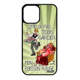 Coque J'peux Pas J'dois Garder Mon Poisson Rouge Iphone 12 Mini Silicone Humoristique Cadeau Noel Telephone 4g Drole Jpeux Je