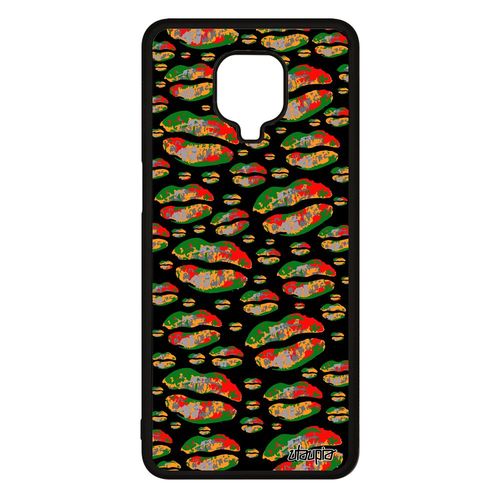 Coque Silicone Bouche Pour Xiaomi Redmi Note 9 Pro Cigarette Original Housse Fantaisie Bisou Femme Vert Mobile Couleur Love