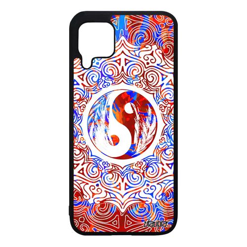 Coque Huawei P40 Lite Silicone Yin Et Yang Orange Fantaisie Coloré Personnalisé Artistique Peinture Pas Cher Chine Nova 7i Portable
