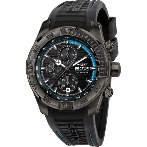 Montre Homme Sector En Silicone Noir
