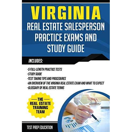 Virginia Real Estate Salesperson Practice Exams And Study Guide