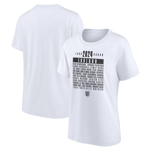 T-Shirt D'annonce De L'équipe D'angleterre 2024 D'angleterre - Blanc - Femmes