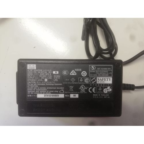 Chargeur Adaptateur CISCO EADP-18FB B