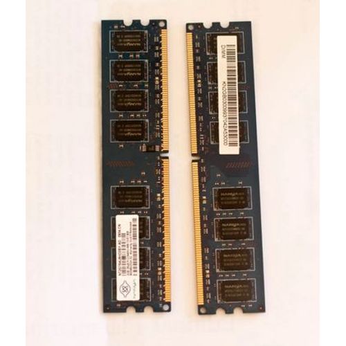 RAM Nanya 2x2GB NT2GT64U8HD0BYAD 2Rx8 PC2 6400U 666 13 E1
