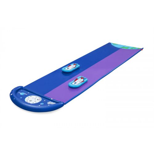 Bestway H2ogo! Tapis De Glisse 2 Pistes Lunar Launch 4,88 M