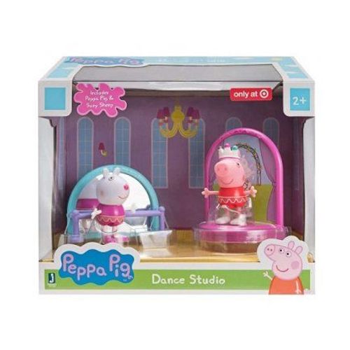 Set De Jeu Peppa Pig : Studio Ecole De Danse - Figurines Exclusives Et Accessoires - Scene Spectacle - Mini Monde Fille