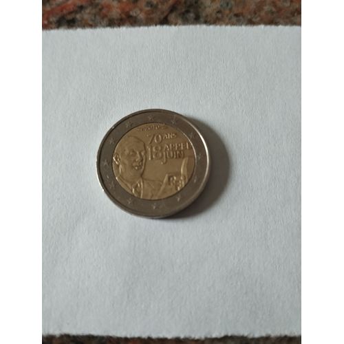 Pièce Commémorative 2€ Charles De Gaulle 2010