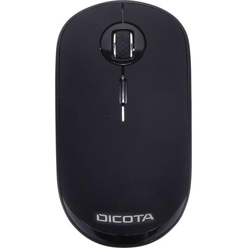 DICOTA Silent - Souris - sans fil - récepteur sans fil USB - noir
