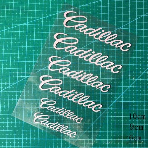 6 Pièces Stickers Autocollant Etrier De Frein Pour Cadillac Blanc