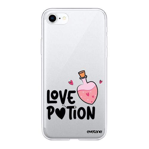 Coque Iphone 7/8/ Iphone Se 2020/ 2022 360 Intégrale Transparente Love Potion Tendance Evetane.