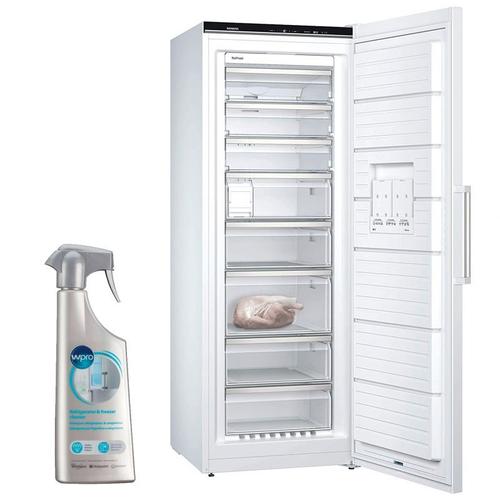 SIEMENS Congélateur armoire vertical blanc Froid ventilé 365L Autonomie 25h No-frost