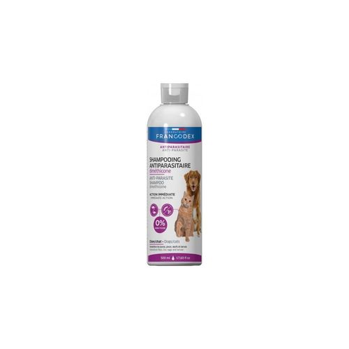500ml Shampooing Antiparasitaire Diméthicone Pour Chiens Et Chats