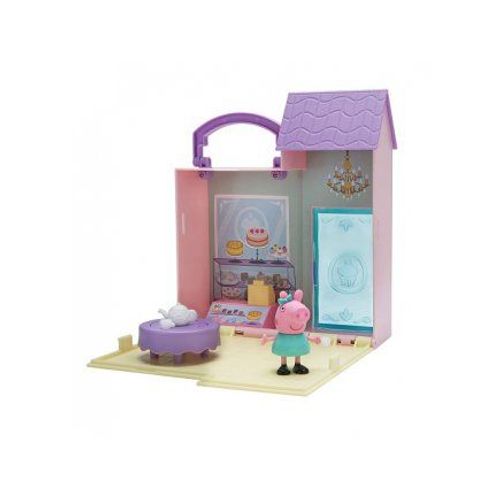Coffret De Jeu Peppa Pig : La Petite Boulangerie - Boutique Ville Avec Figurine + Accessoires - Mini Univers
