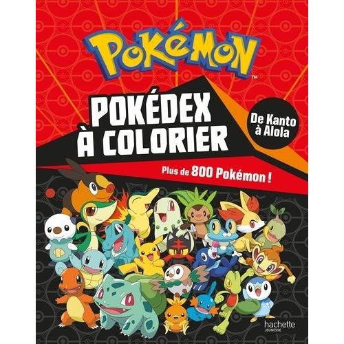 Pokedex A Colorier Plus De 800 Pokemon Rakuten