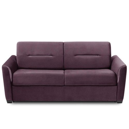 Canapé Convertible Express Amazone 120cm Matelas 16cm Tweed Violet