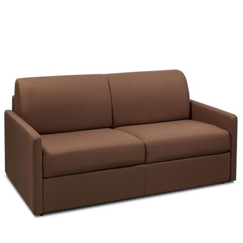 Canapé Convertible Paradiso Express 120cm Matelas 14cm Marron Chocolat