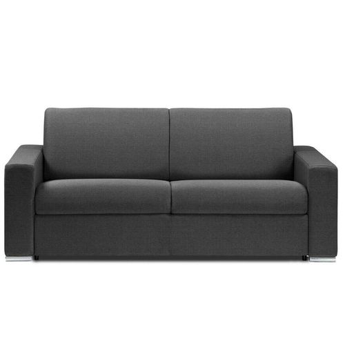Canapé-Lit 3-4 Places Dreamer Convertible Express 160*197*16 Tweed Gris Graphite Matelas 16 Cm