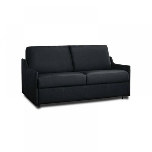 Canapé Lit 4 Places Luna Convertible Express 160 Cm Polyuréthane Noir Matelas 16 Cm