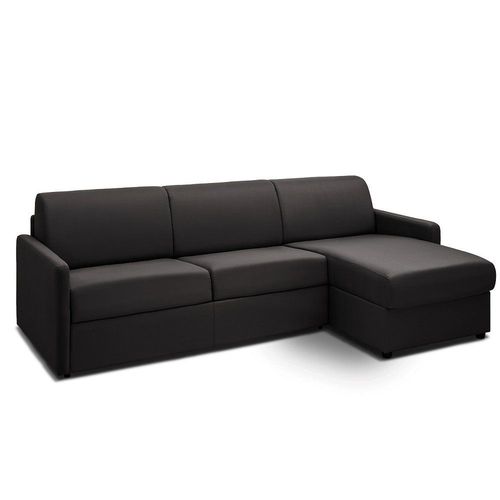Canapé D'angle Convertible Express Paradiso Gris Graphite Couchage 140 Cm