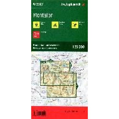 Montafon, Wander-, Rad- Und Freizeitkarte 1:35.000, Freytag & Berndt, Wk 5507