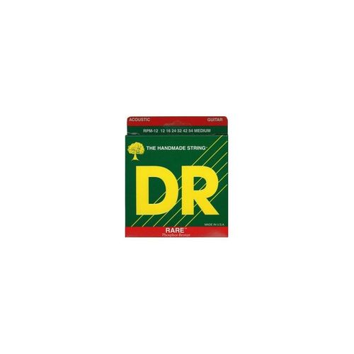Jeu De Cordes Guitare Acoustique Dr Rare Medium Rpm12