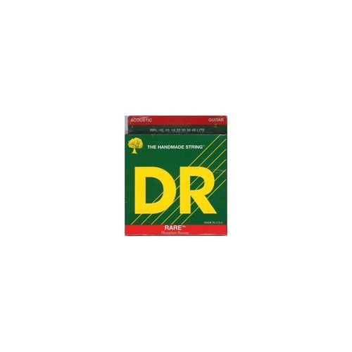 Jeu De Cordes Guitare Acoustique Dr Rare Lite Rpl10