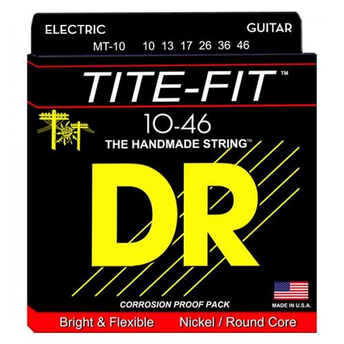 Dr Mt10 10-46 Tite Fit Medium-Tite - Jeu De Cordes Guitare Électrique