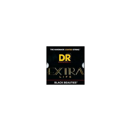 Jeu De Cordes Guitare Électrique Dr Extra Life Black Beauties Lite-Tite Bke9