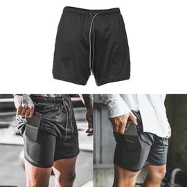 Shorts Compression Homme Sports Fitness Tights Séchage Rapide Base Layer Pantalon Court